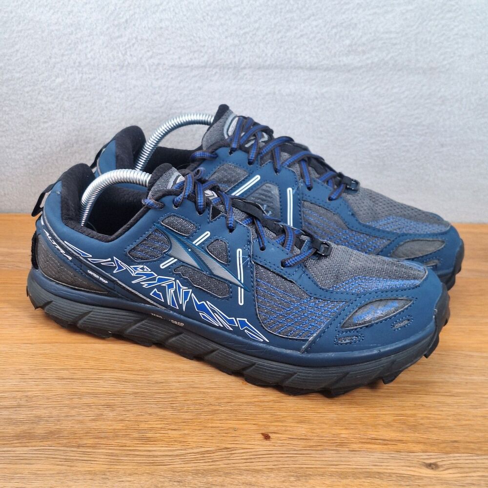 Altra Lone Peak 3.5 Mens 10 EU 44 Trail Running Shoes Blue Lightweight Zero Drop